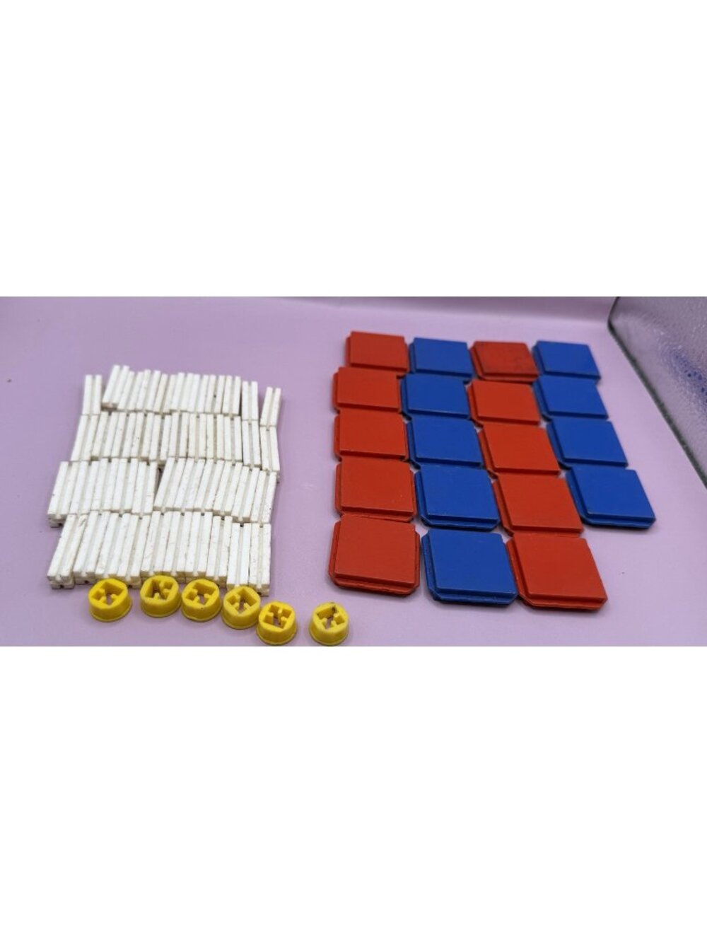 Vintage 1965 Tupperware Build-O-Fun Building Replacement 68 Pieces
